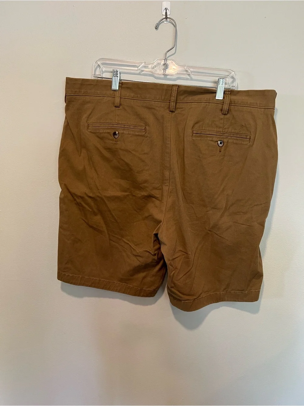 Nautica Deck Short Classic Fit Stretch Men’s Vintage Shorts Brown Size 40W